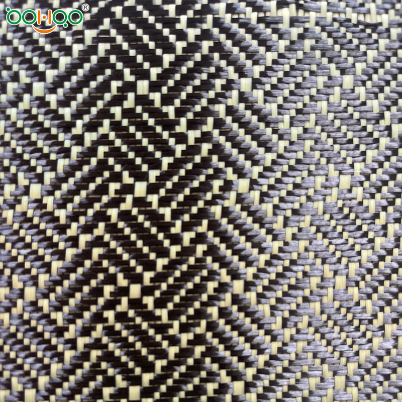 新型復合纖維布 碳纖維芳綸混編布 高性能玻纖/碳纖/芳綸纖維復合編織布 顏色紋路花式可定制 體育用品/汽車用復合材料纖維布 -7